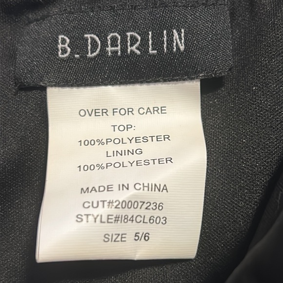 🎉HP🎉 B. Darlin 2-Piece Formal Dress Size 5/6 EUC - Picture 10 of 13